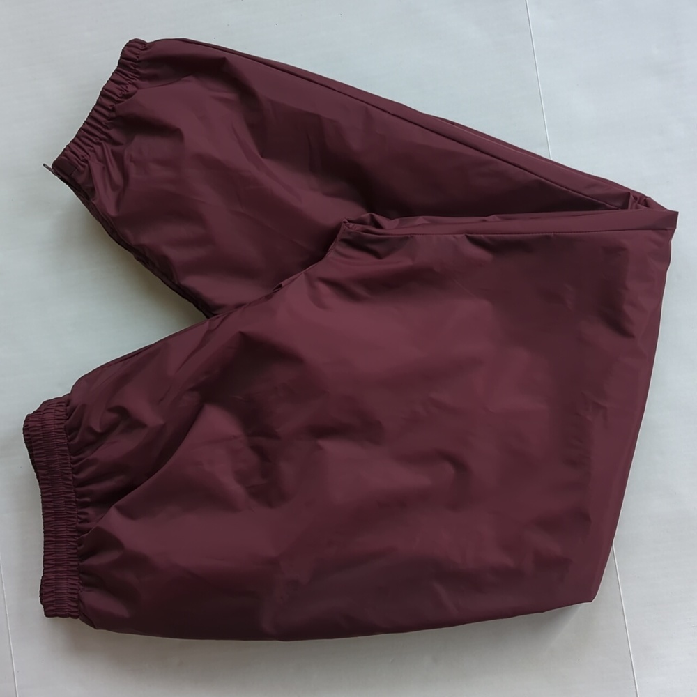 NWT Acadia Plex Water-Resistant Fleece Lined Ankle Zip Pants XXL Red Brown